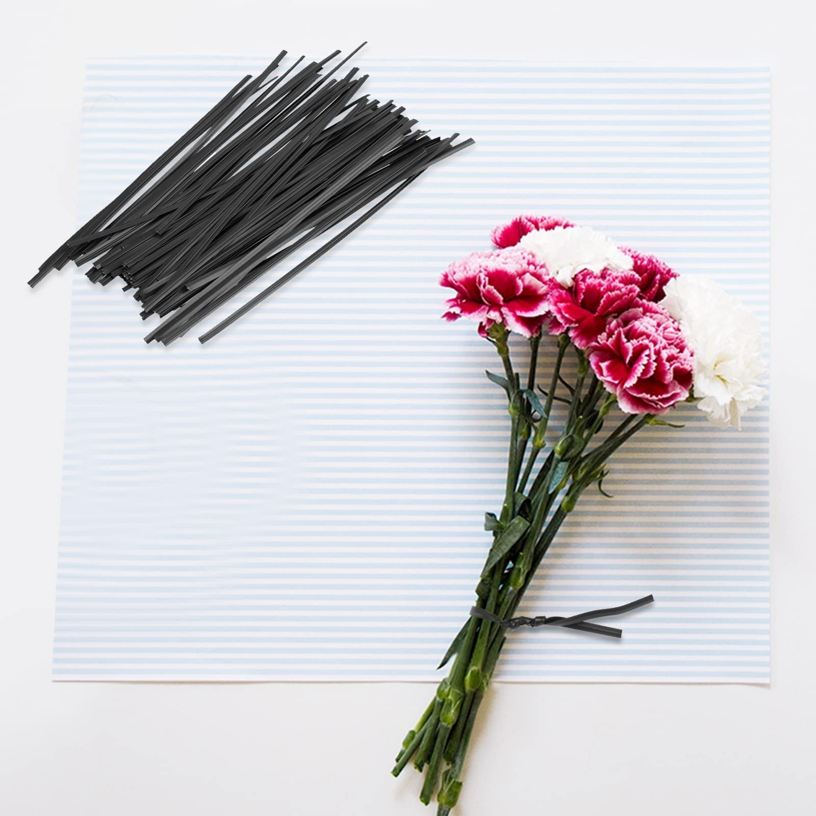 800 Pcs Plastic 4" Twist Ties for Bags, Bread, Household & Office Use