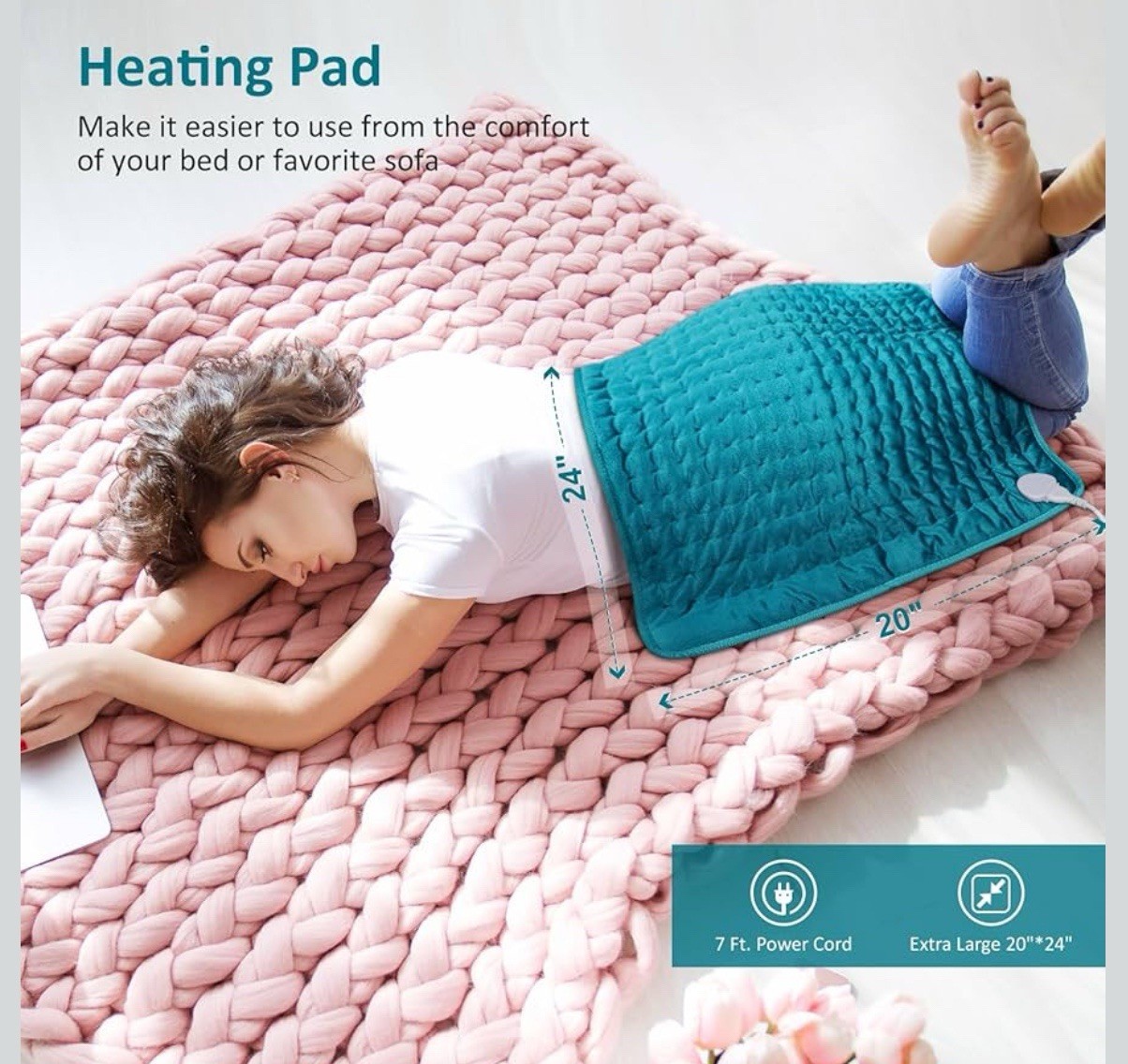 Electric Heating pad for Back/Shoulder/Neck/Knee