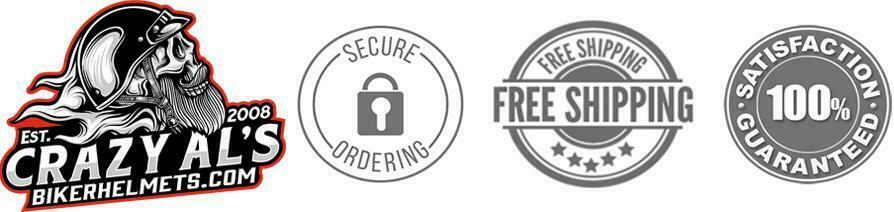 REAL Crazy Al's WSB World's Smallest Lightest FLAT BLACK-DOT Beanie Helmet