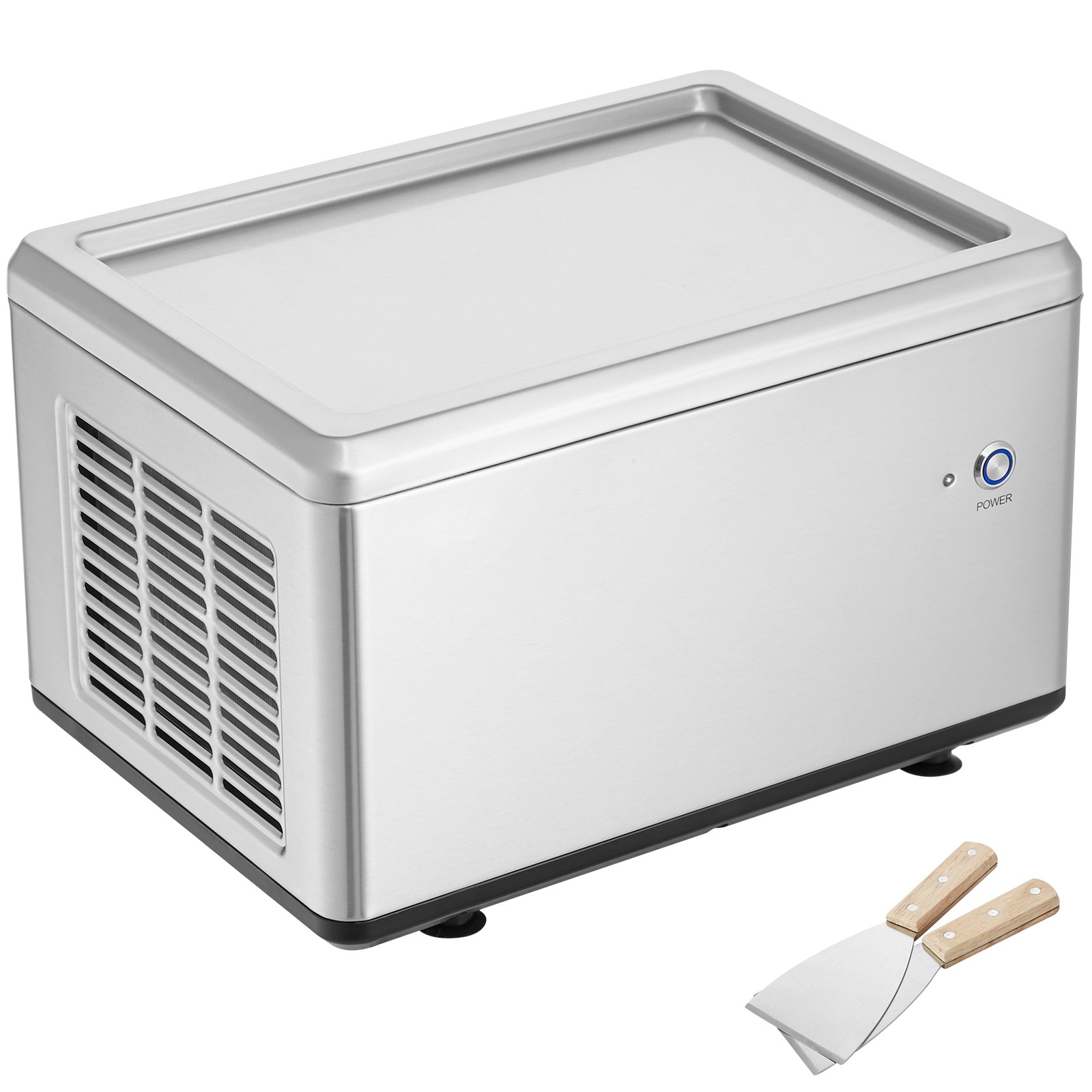 Fried Ice Cream Roll Machine Yogurt Ice Roll Maker Single/Double Pans