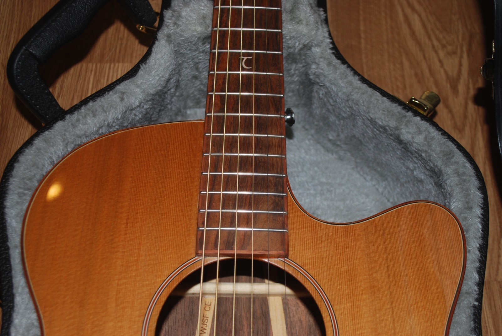 Tanglewood TW55FCE Acoustic Electric Guitar With Hard Shell Case