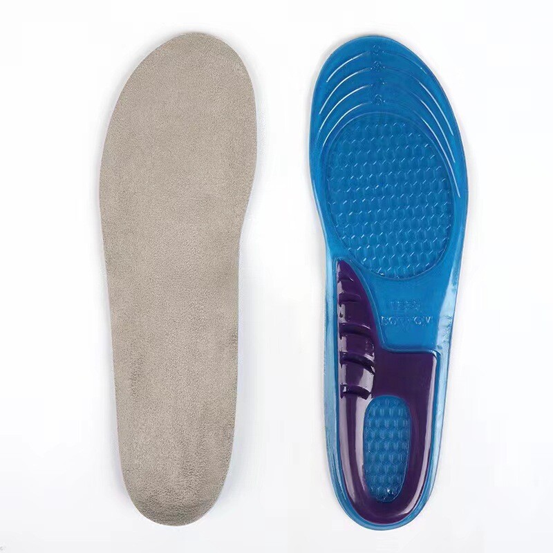 Silicone Gel Insoles Shock Insoles orthopedic Massaging Shoe Inserts Men Women