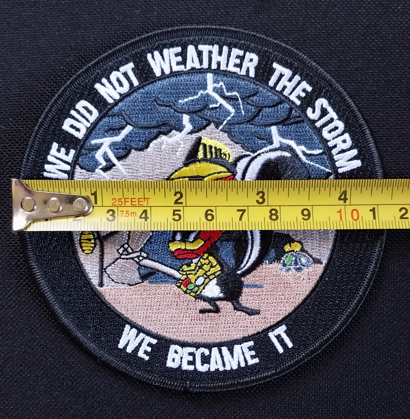 Skunkworks We Did Not Weather The Storm Lockheed USAF NASA Embroidered PATCH