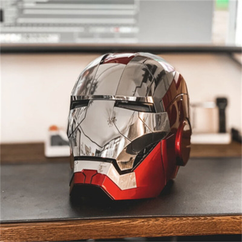Autoking Iron Man Helmet MK5 1/1 Voice-controlled Mask Transform Cosplay Prop