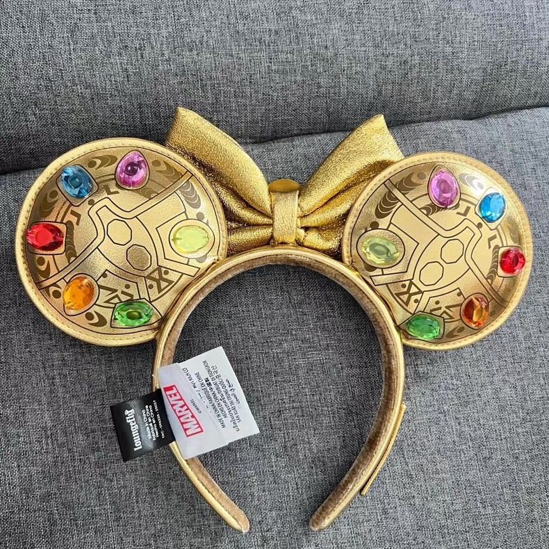 Loungefly Disney Parks Marvel Thanos Infinity Stone Minnie Ears Headband