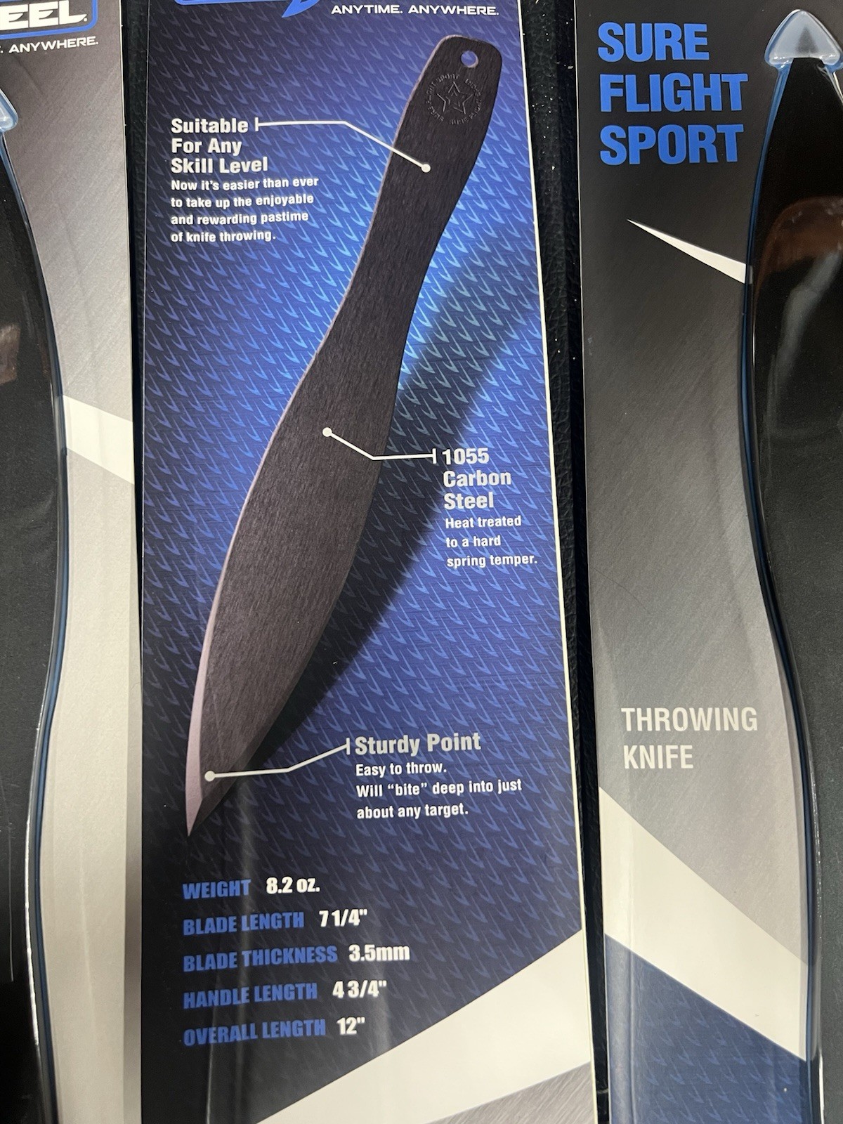 COLD STEEL SURE FLIGHT THROWING KNIVES 3-PACK