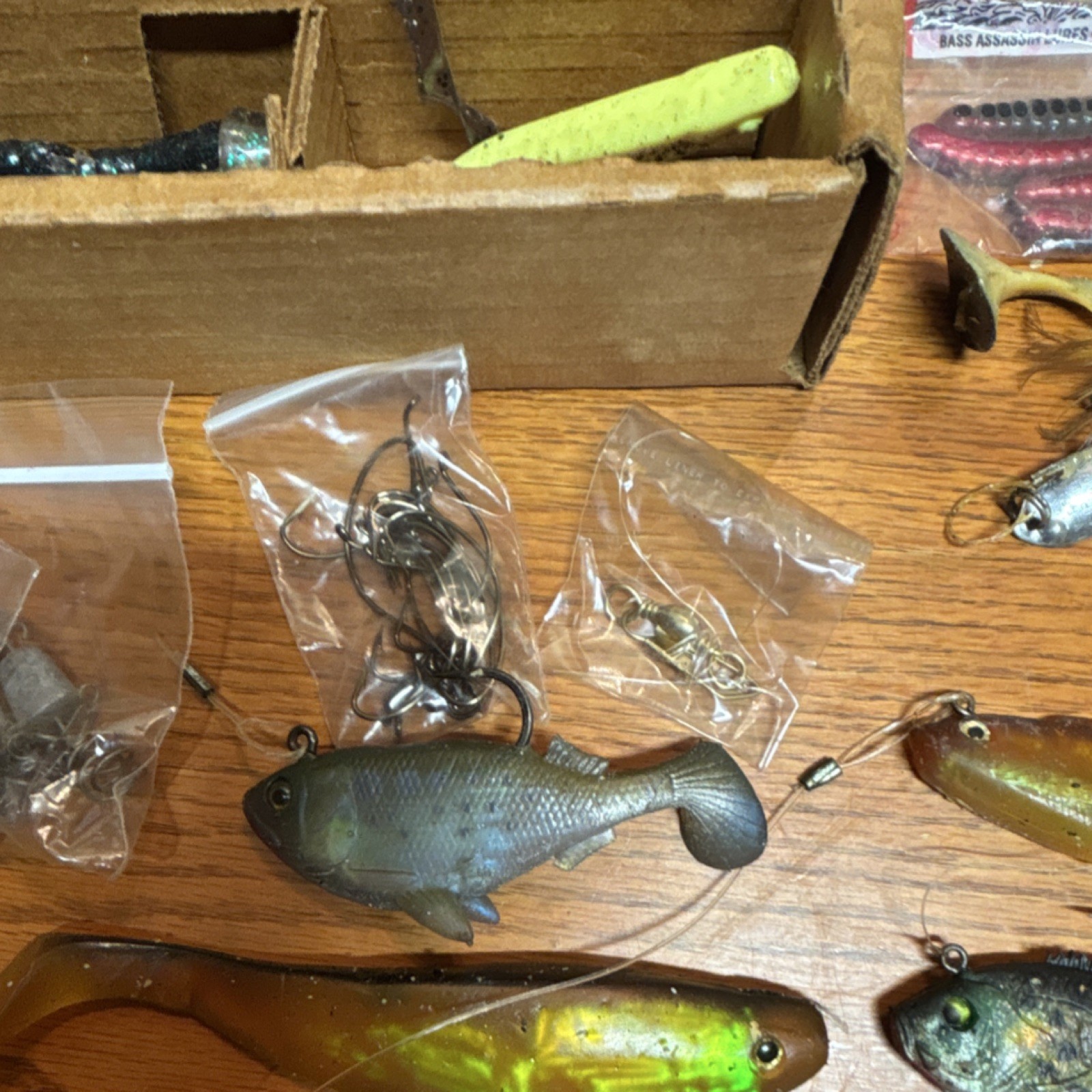 Bass Assassin, Rattlesnake Soft Plastics Mixed Lot. Freshwater Fishing Lures
