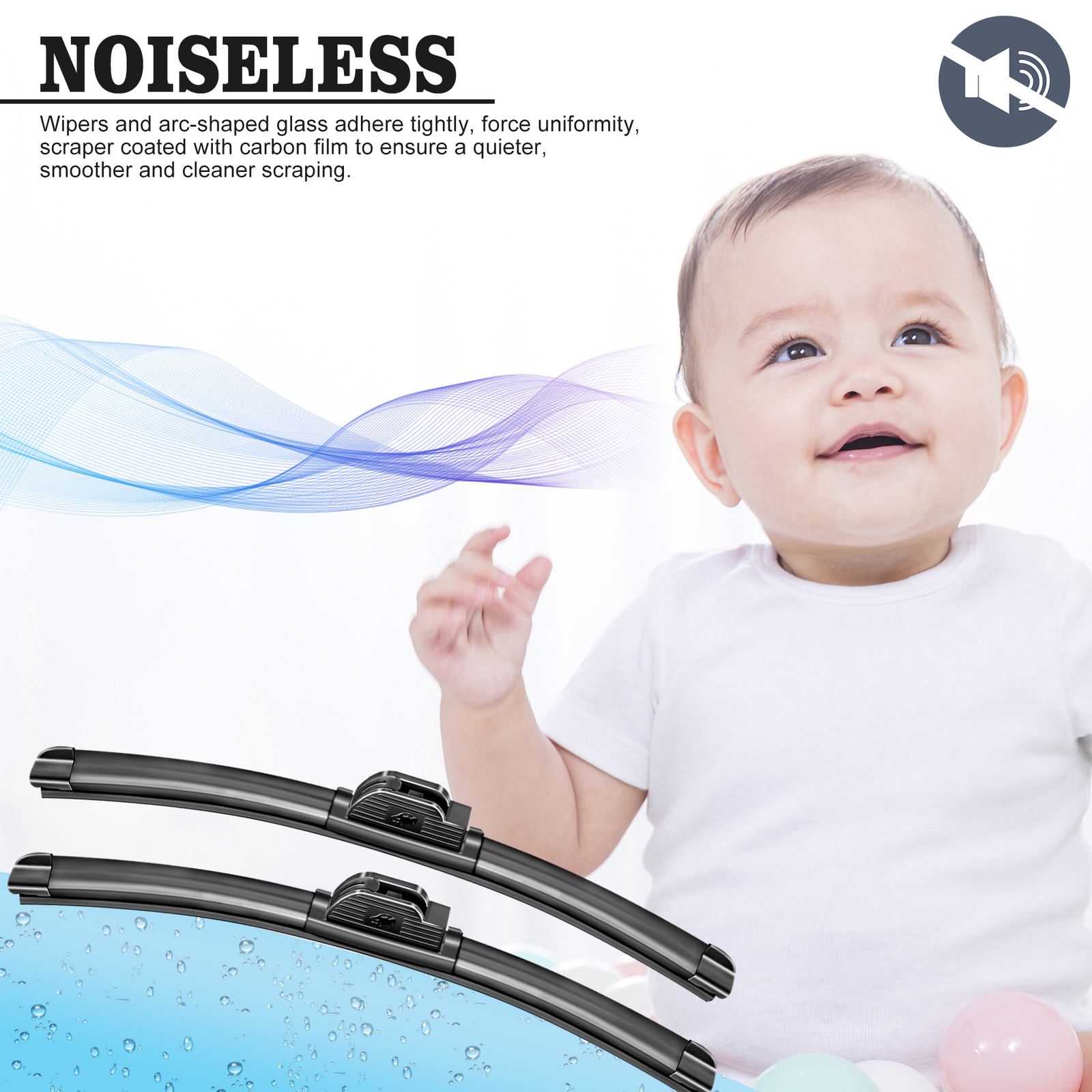 20"&20" Windshield Wiper Blades Fit For Ford F-150 1997-2007 Set of 2