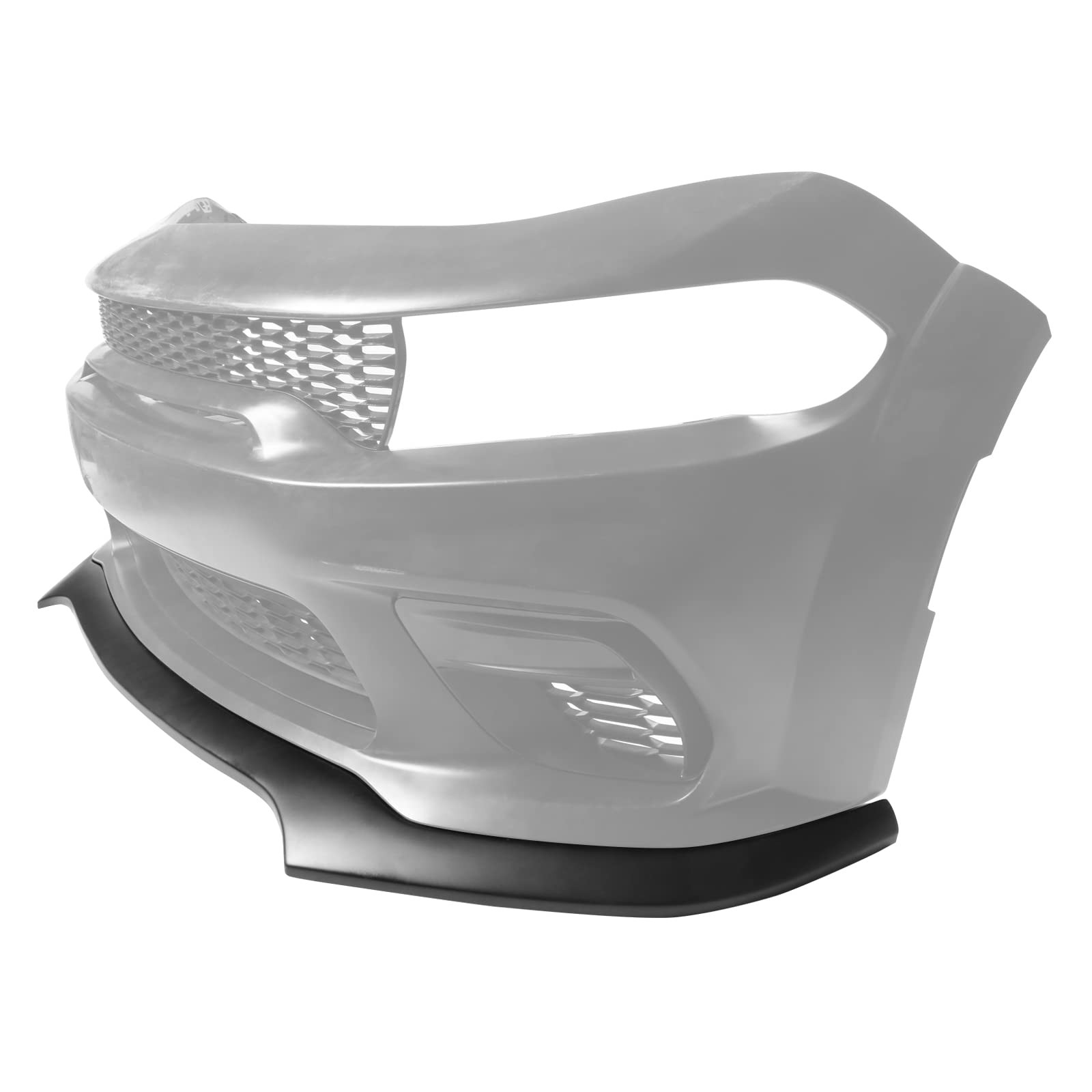 Front Bumper Lip Splitter Air Dam Chin Spoiler, Fits 2020-2023 Dodge Charger