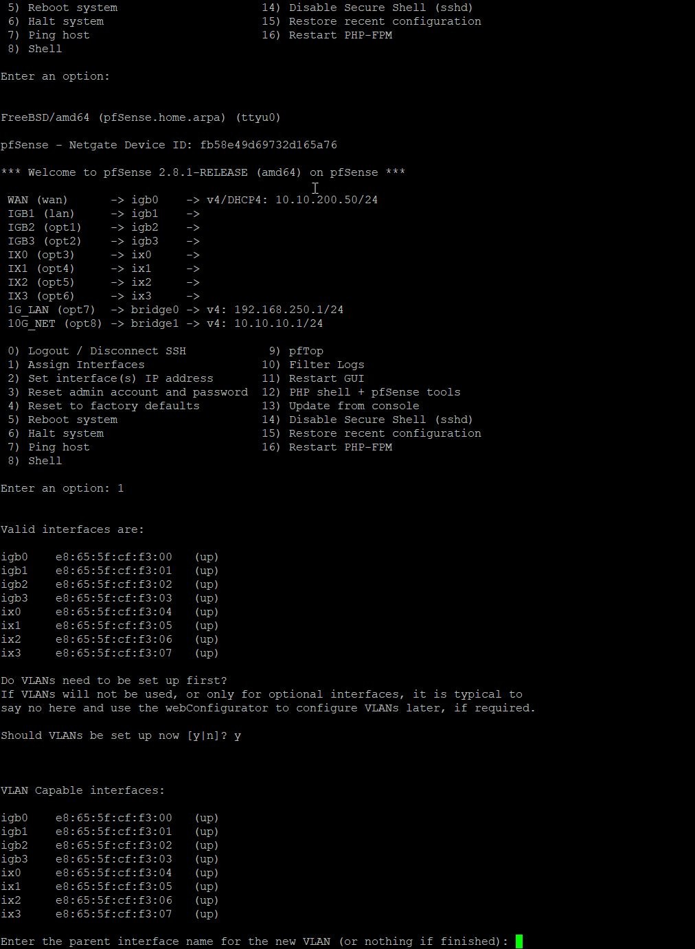 10GbE pfSense Firewall VPN AES QAT 4-Core Atom C3558 2.20GHz 8GB DDR4 128GB SSD