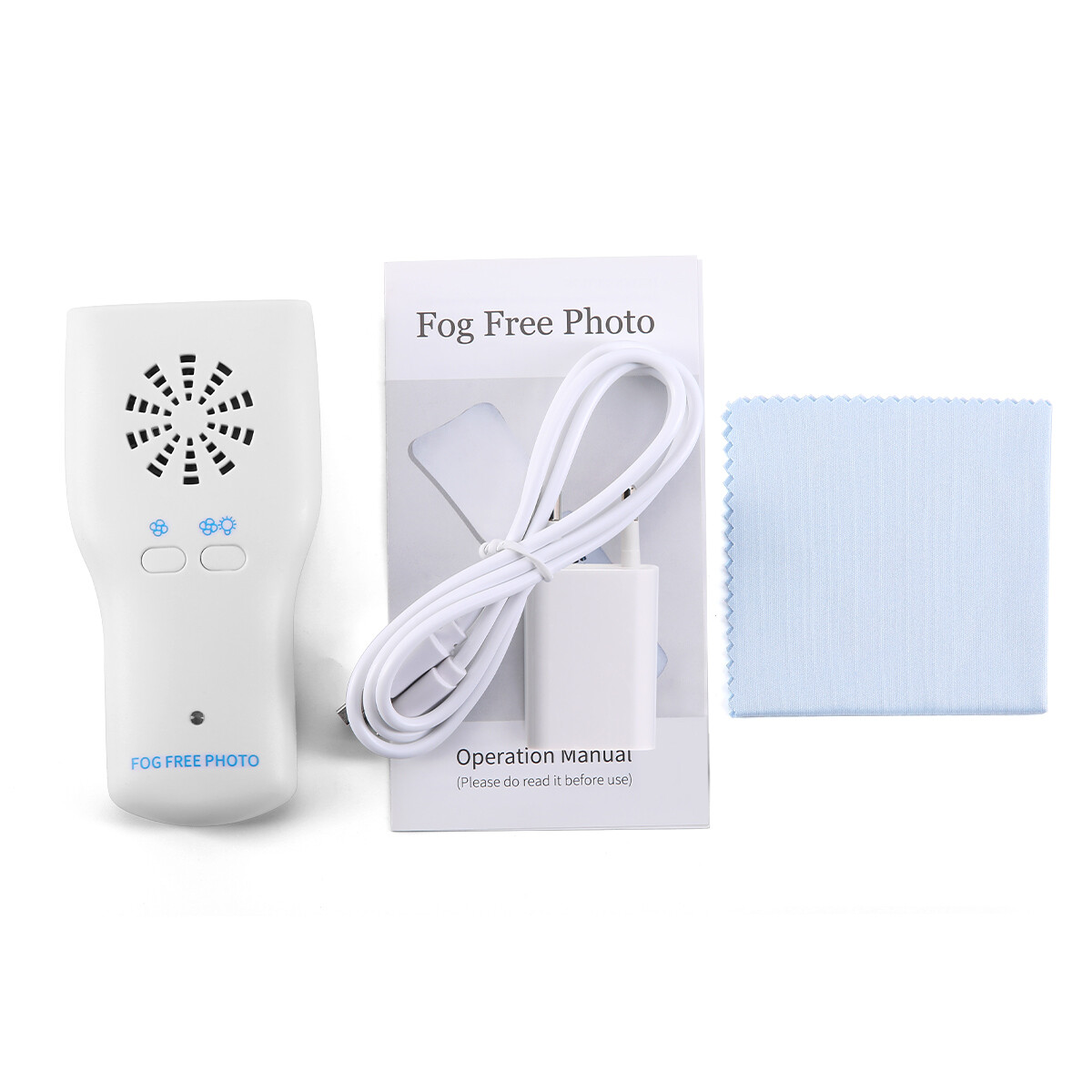 Dental Occlusal Mirror Fog Free Reflector LED Intraoral Photo 4*Mirrors Anti-Fog