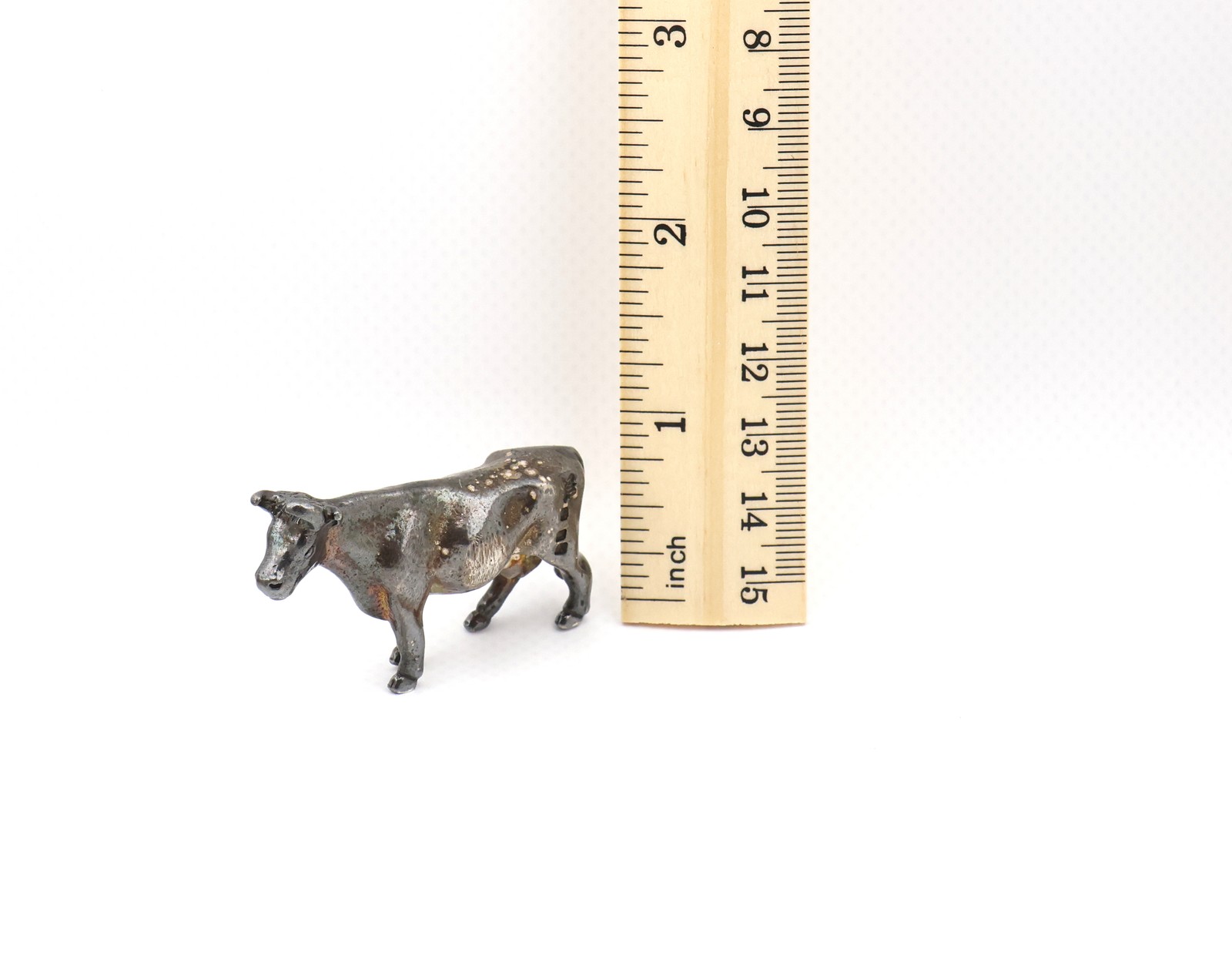 Dublin Ireland Sterling Silver Bull Figurine 1.8 ozt