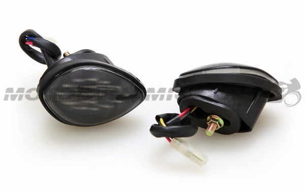 Flush Mount LED Running + Turn Signal Light +Resistors Fits 13-25 Honda CBR600RR