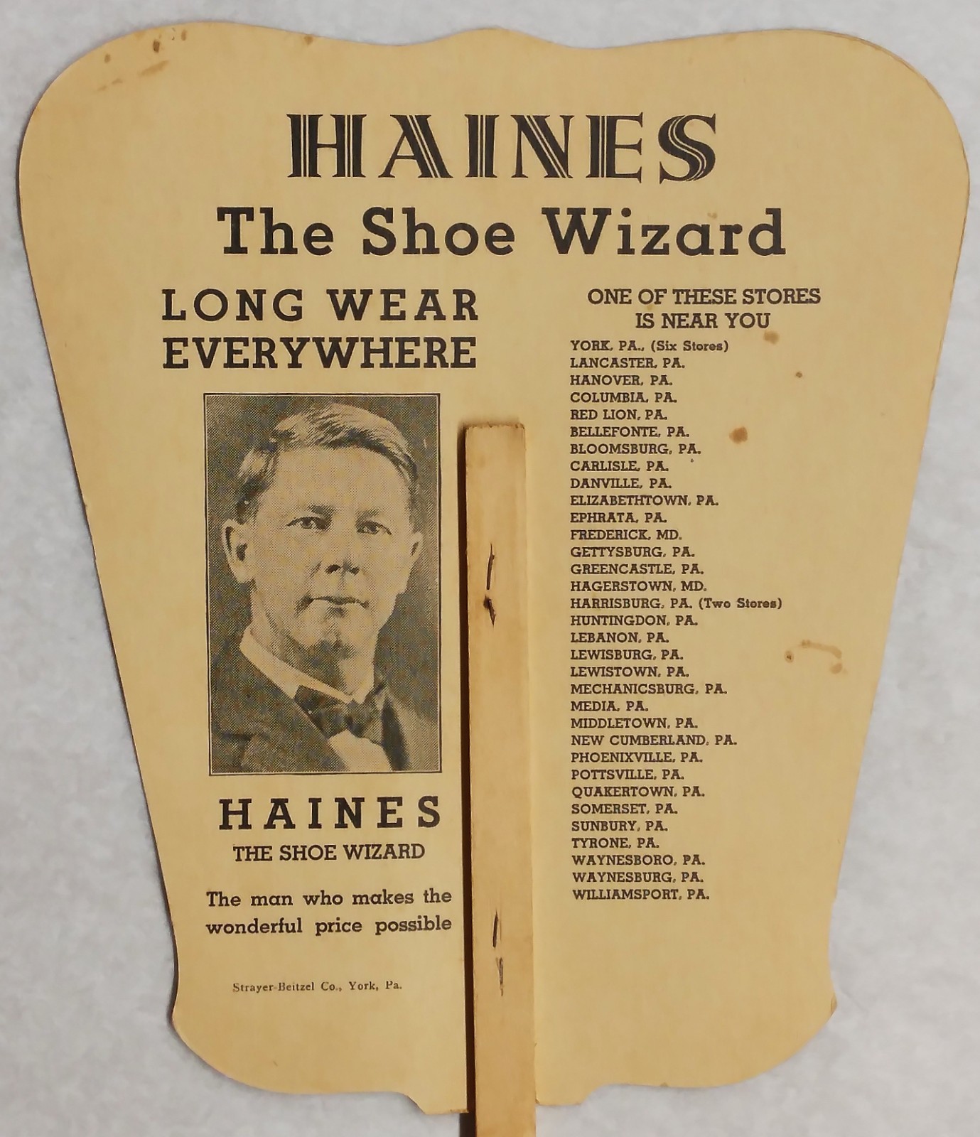 Haines the Shoe Wizard Baby Days Charlotte Becker ad fan