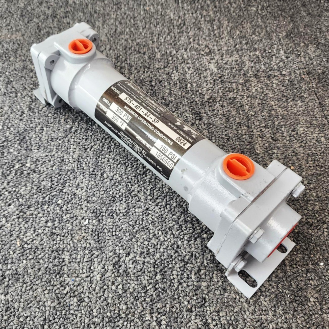 American Industrial, STS-401-A4-SP, Shell & Tube Heat Exchanger, single pass