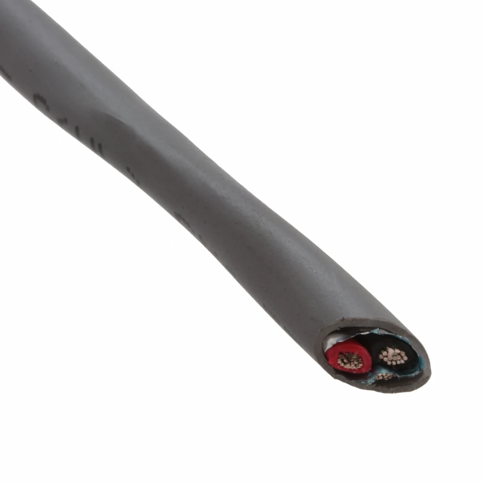 Alpha Wire 2412C SL002 Multi-Conductor Cables 7/28 20AWG 2C, SHLD, 500ft, SLATE