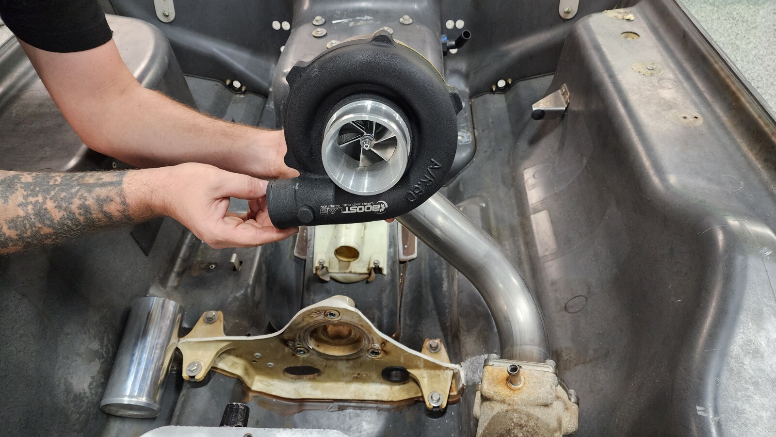 YAMAHA SVHO 1.8 FX GP1800 FZR TURBO KIT DOWNPIPE EXHAUST ADAPTER PLATE FLANGE