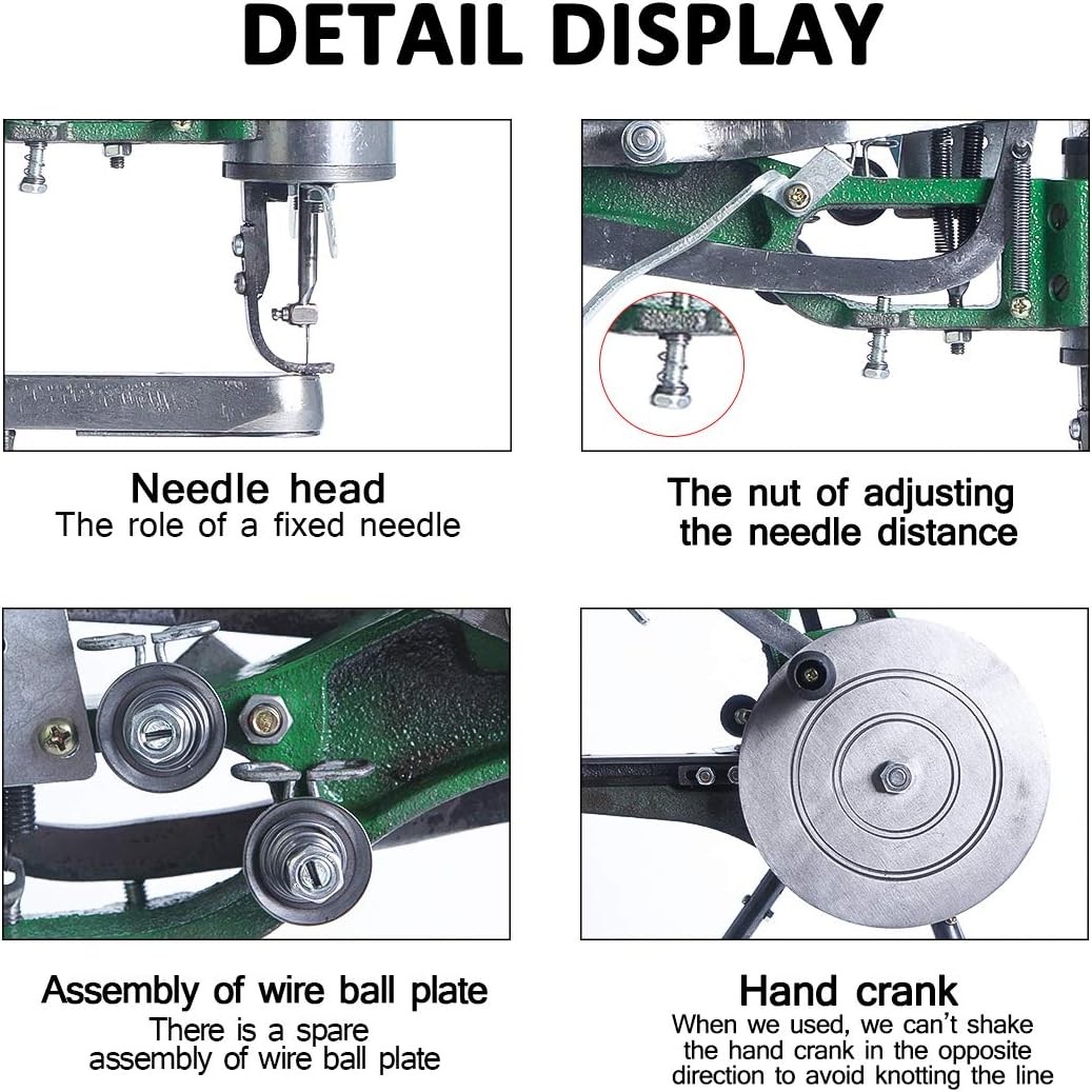 Manual Leather Sewing Machine Hand Shoe Cobbler Stitching Repair Mending Machine