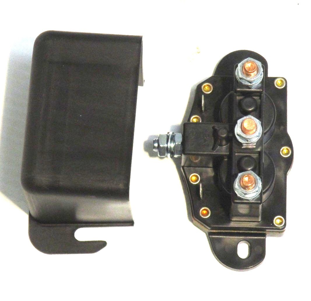 Dump Truck Tarp Solenoid Switch w/cover, 12V, 150A, Buyers # 1306600, # 3014186