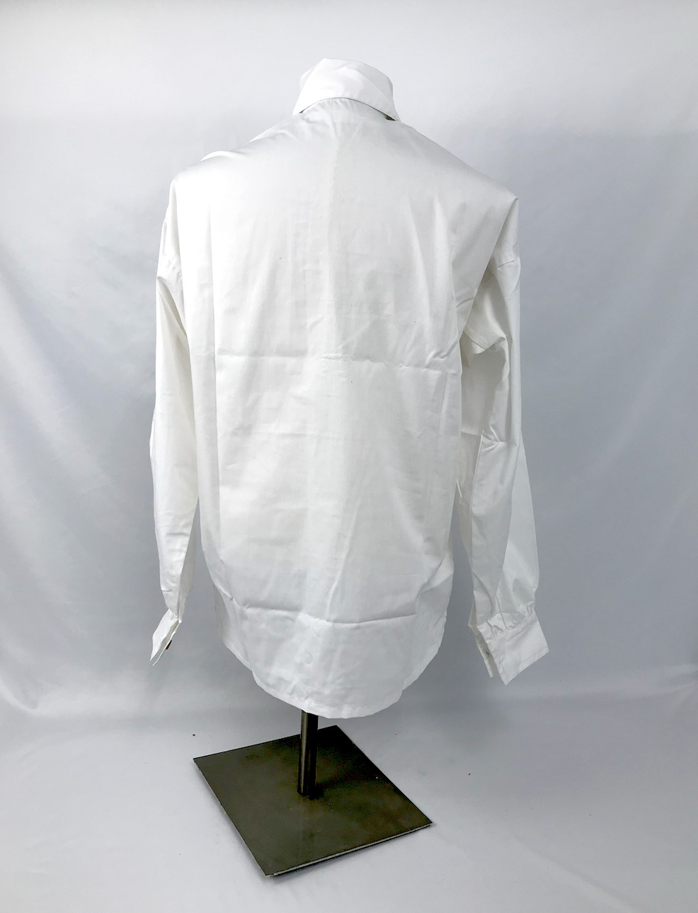 White Shirt with Pleated Front Size Medium