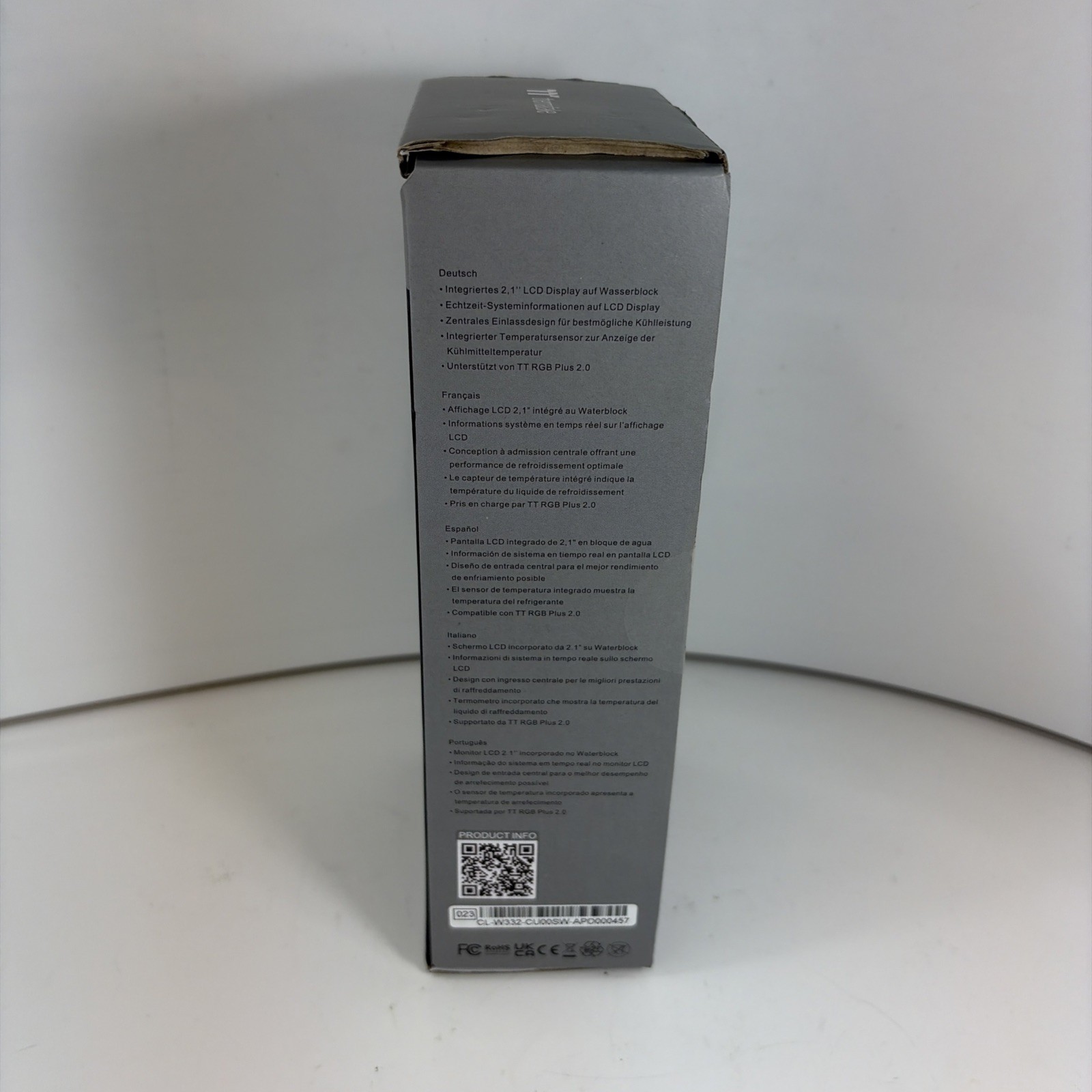 New, Sealed - Thermaltake Pacific MX2 Ultra 2.1 inch LCD Display Water Block