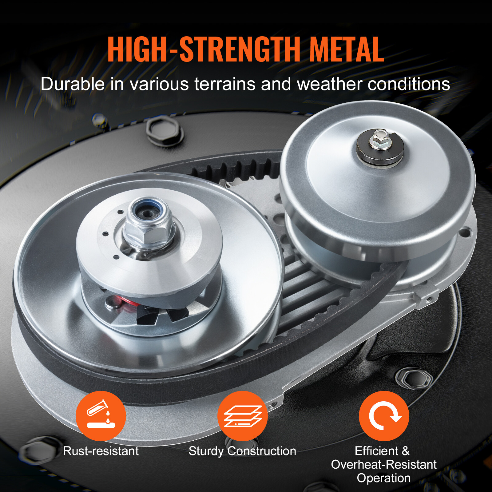 VEVOR Go Kart Torque Converter Clutch 3/4" for Comet 30 Series TAV2 10T/12T