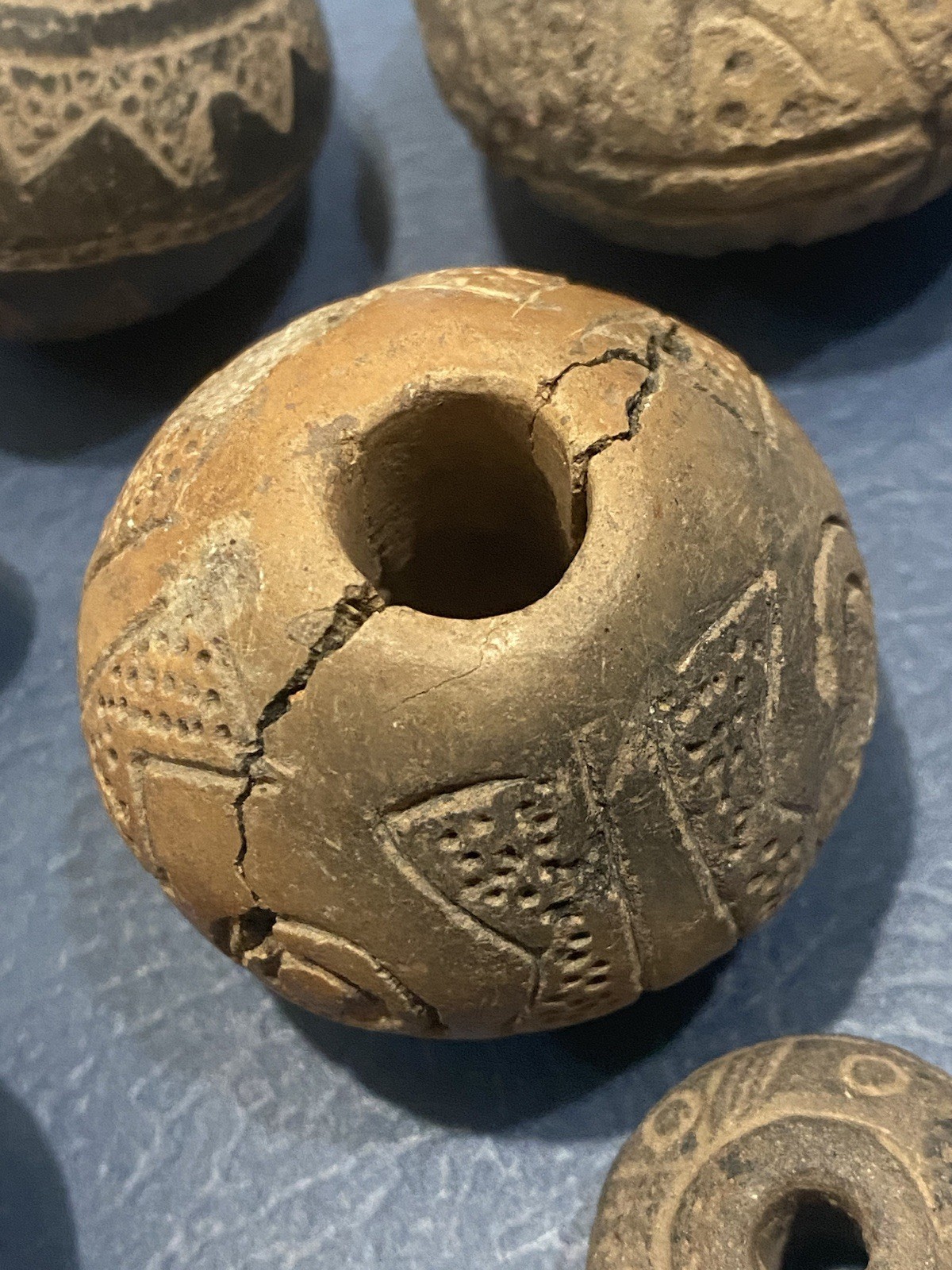 Pre-Columbian Aztec Pottery Spindle Whorl Collection