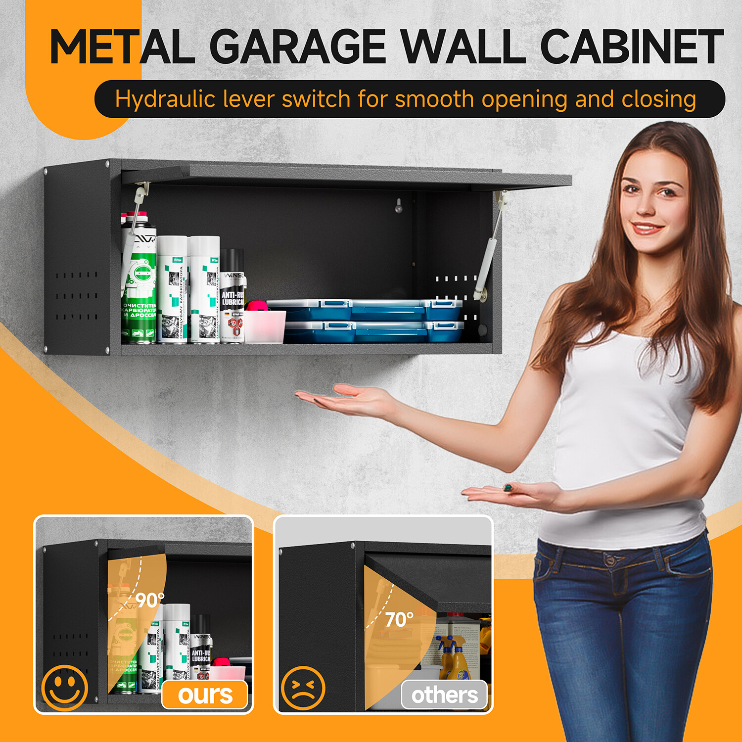 Metal Garage Cabinet Set Workshop Set Garage Cabinets Storage Set Tool Boxs 6pcs