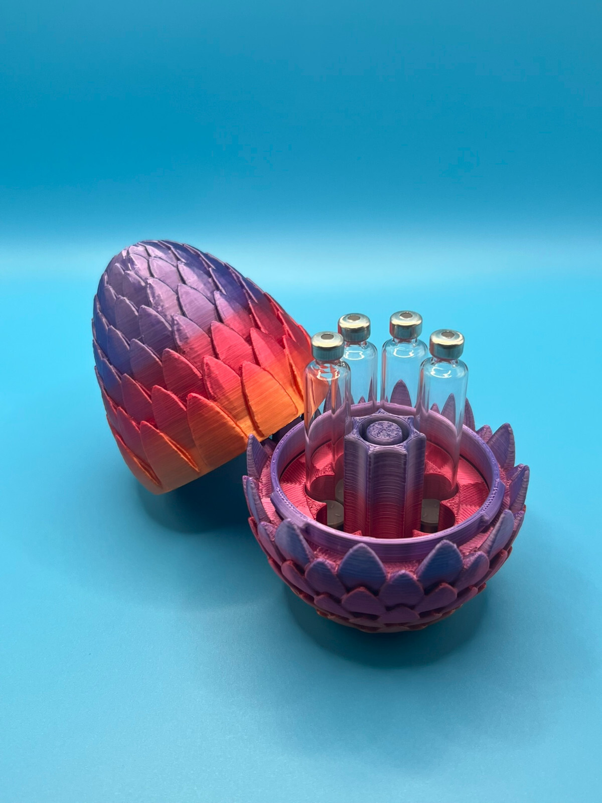 Dragon Egg Cartridge Holder for 3ml Pen Cartridges – Holds 7 with Purge Tower