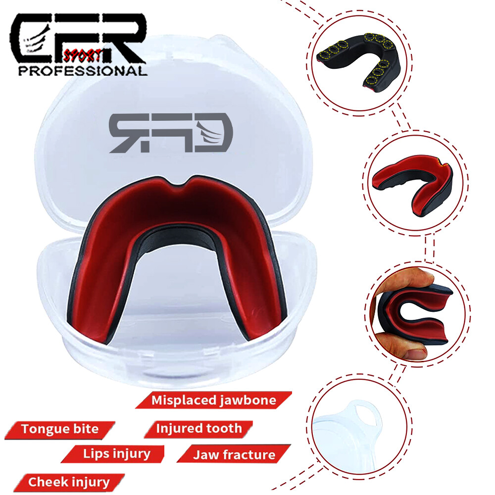 Mouth Guard Teeth Gum Shield Boxing MMA Grinding Sports Rugby Gel MouthPiece DSM