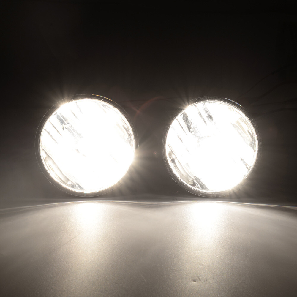 Clear Fog Lights w/ Bulbs Fit For Chevy Avalanche Tahoe Suburban GMC Yukon 07-14