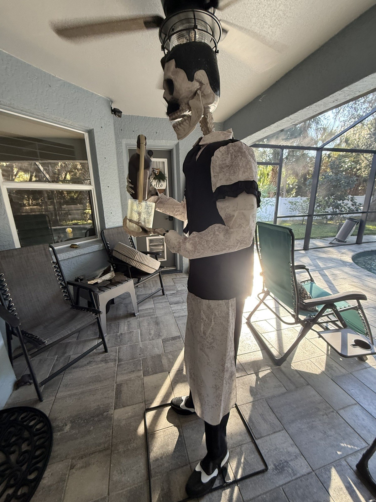 6 ft Animated Dean the Deathologist Halloween Animatronic NEW IN BOX