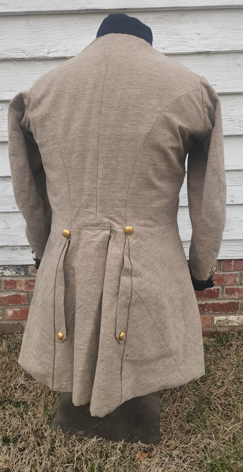 CONFEDERATE FROCK COAT 52R 52 chest & 48 waist Ottis Baker by Bauregards Tailor