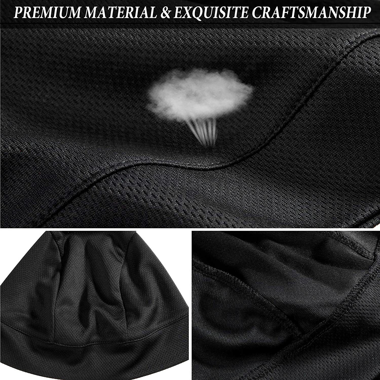 Outdoor Sport UV Sun Protection Arm Sleeves Cycling Cap Beanie Cap for Men Women