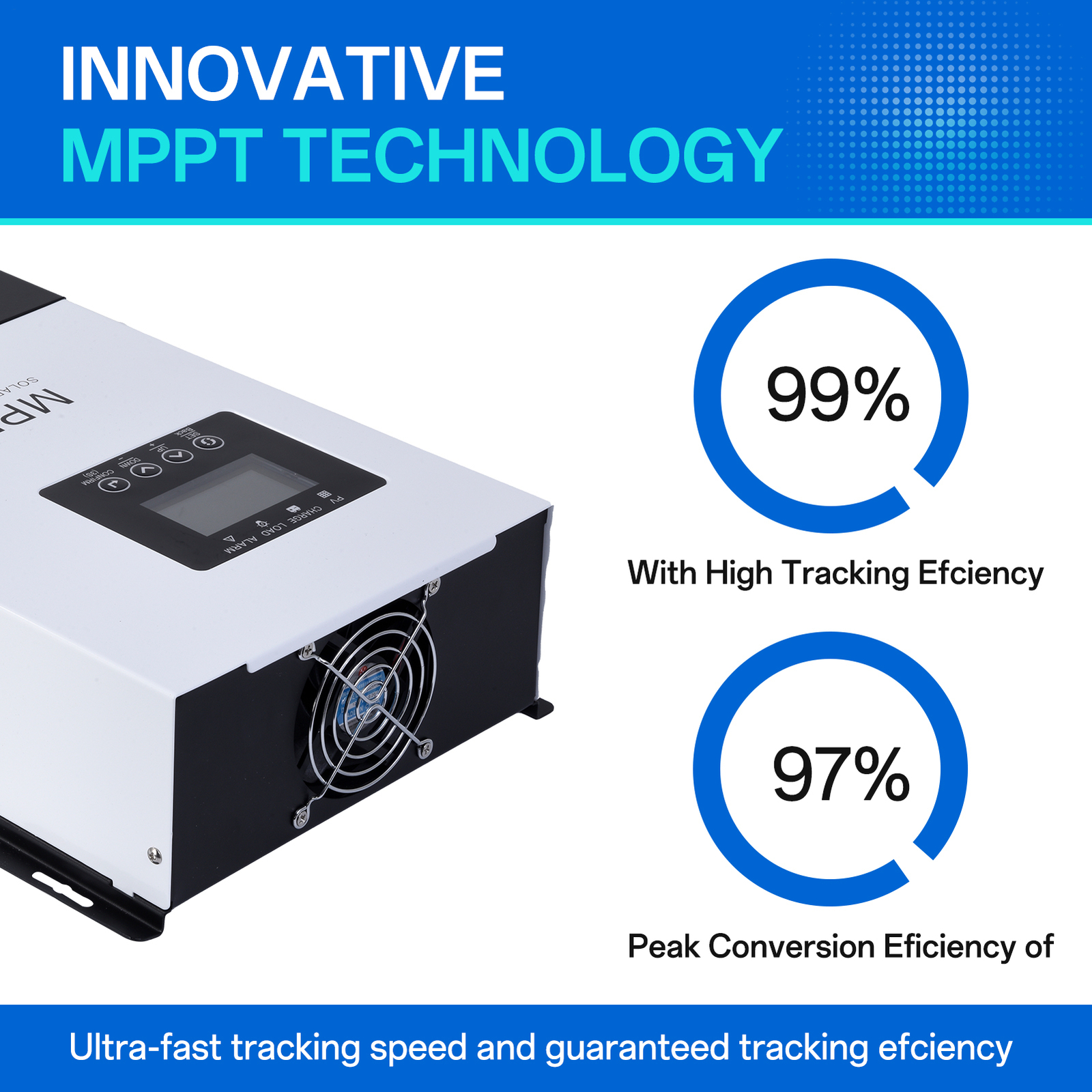 120A MPPT Solar Charge Controller 12V/24V/36V/48V/60V/72V/84V/96V For Solar