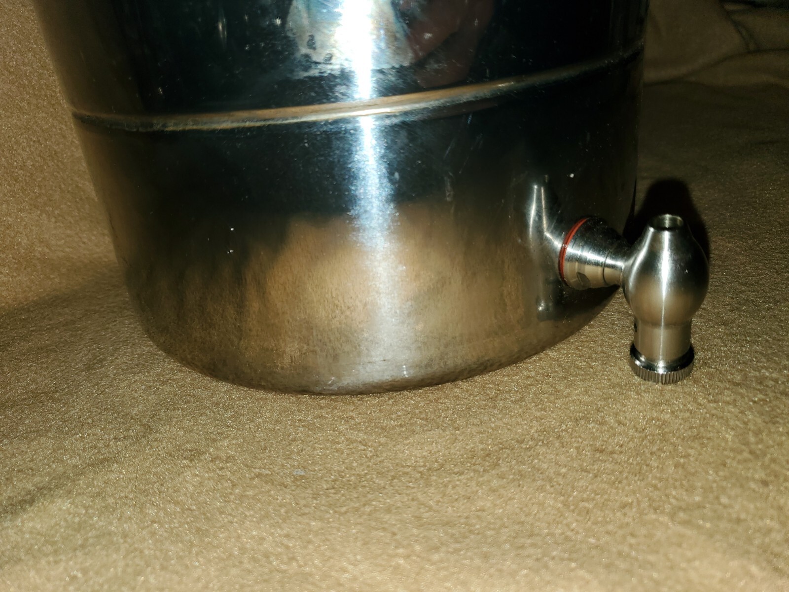 15L Drinks Dispenser - Stainless Steel Liquid Container Storage w/ Spigot /Tap