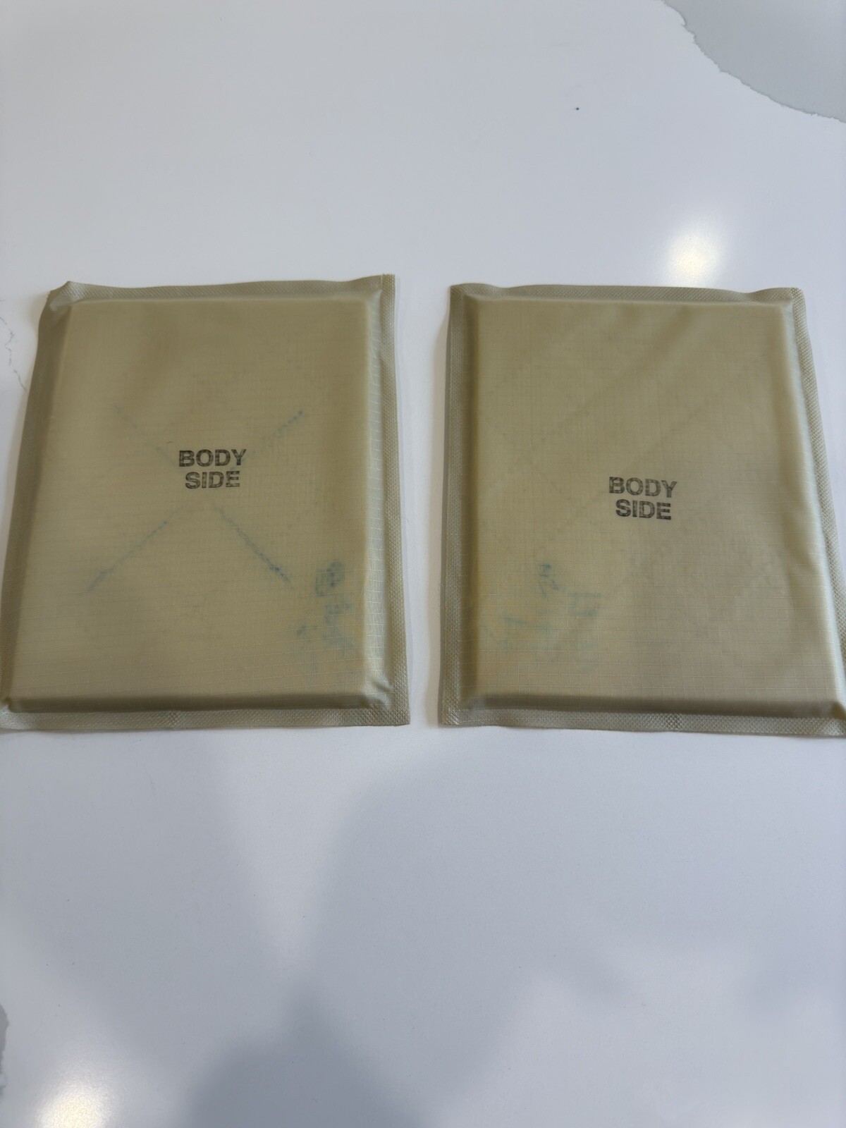 x2 Survival Armor Level IIIA Body Armor Pair  6" x 8" Soft Panels