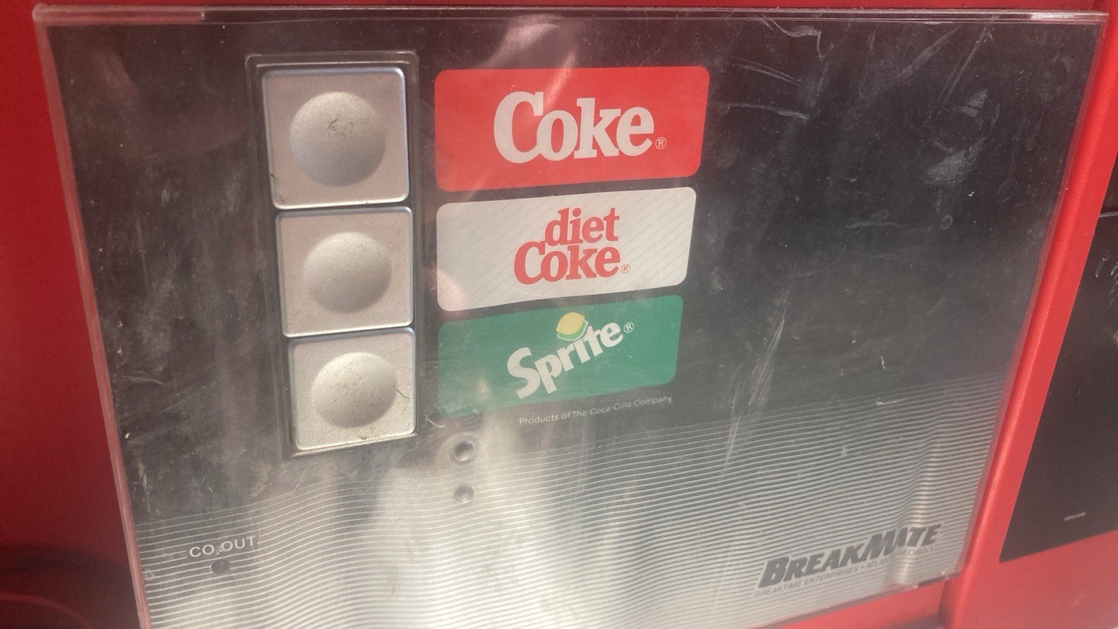 Coca-Cola Brakemate coin-op water storage unit, used, free shipping