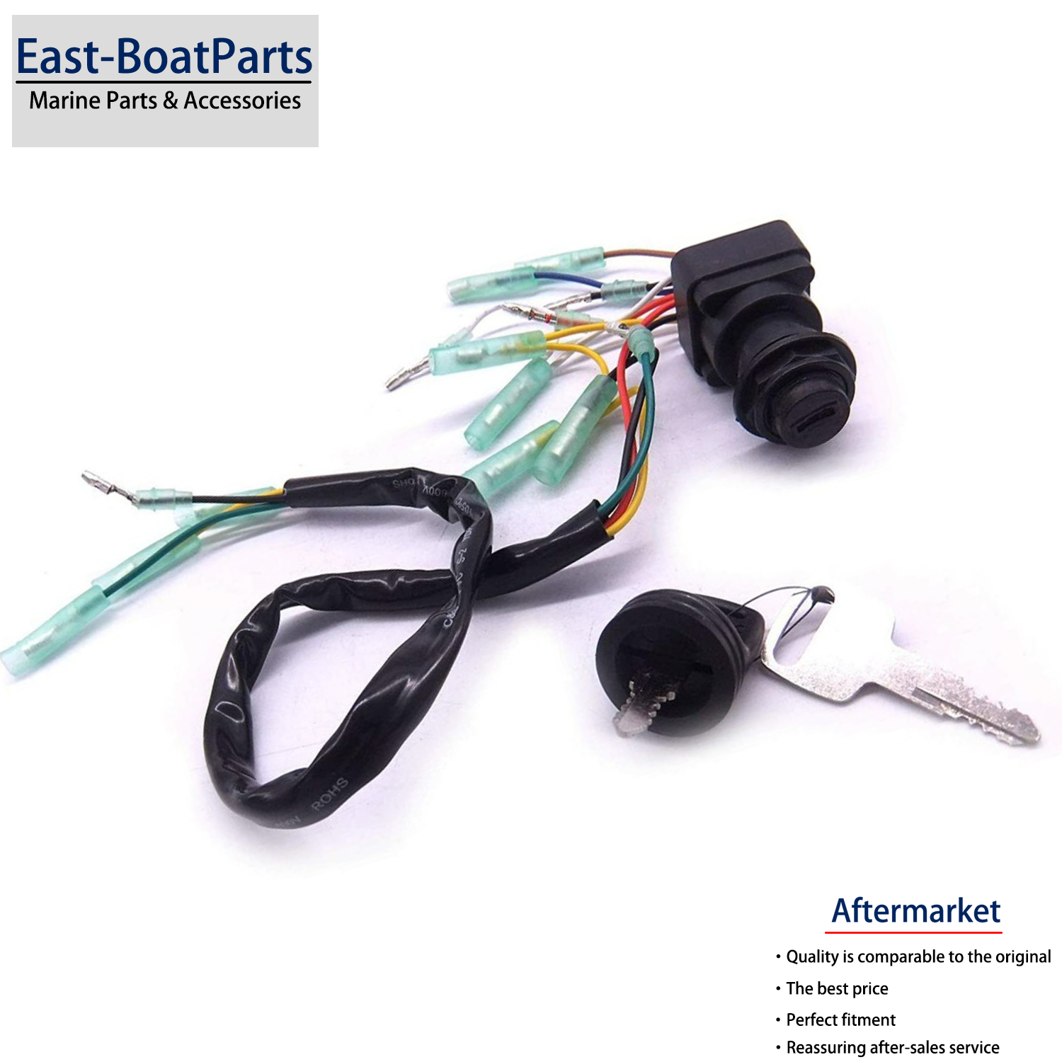 Ignition Main Key Switch for Yamaha 100 115 130 140 150 175 200 HP 703-82510-43