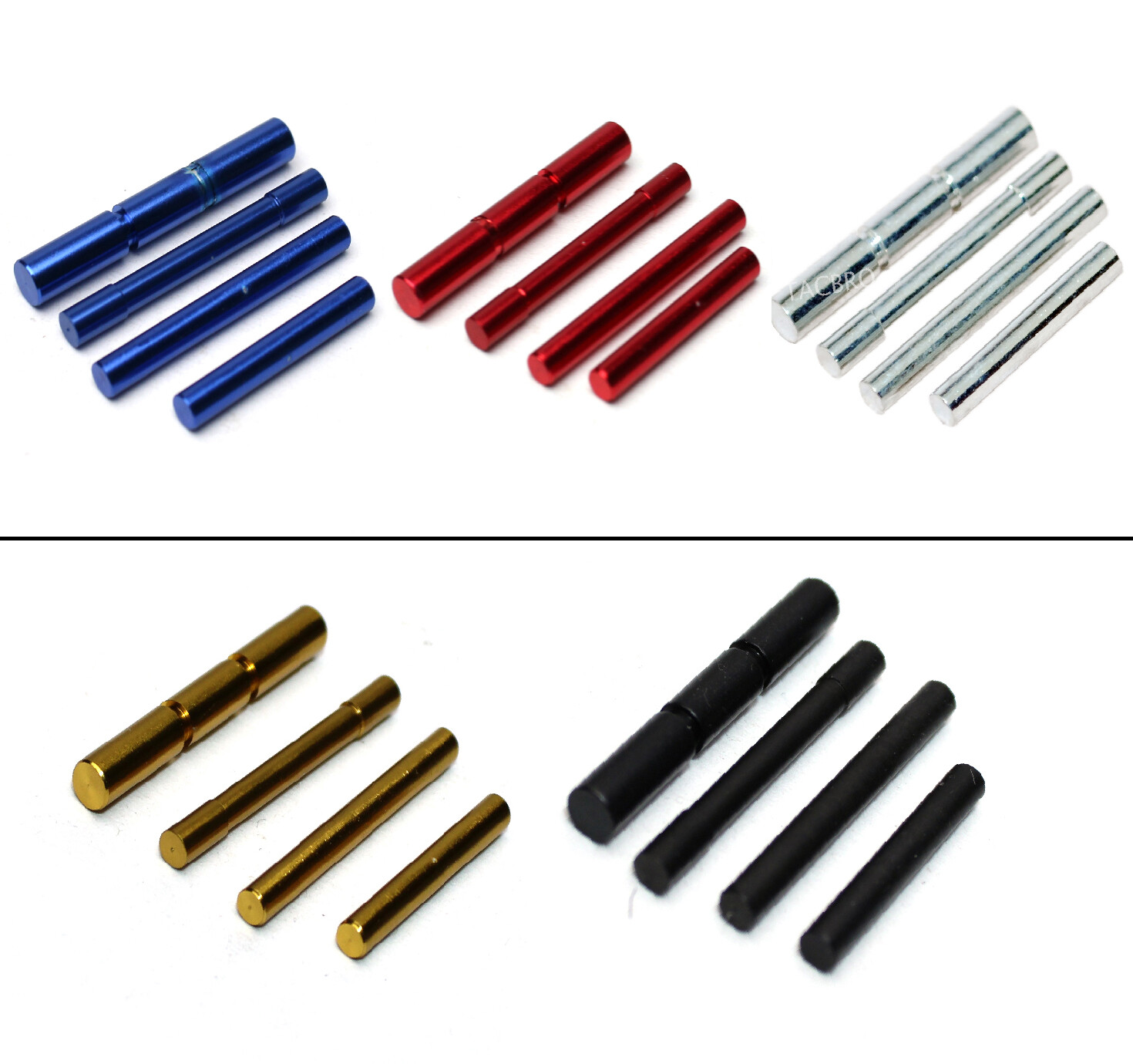 Color Coated Stainless Steel/Aluminum Pin Kit For Gl0ck Gen 1,2,3,4,5 (Gen 1-5)