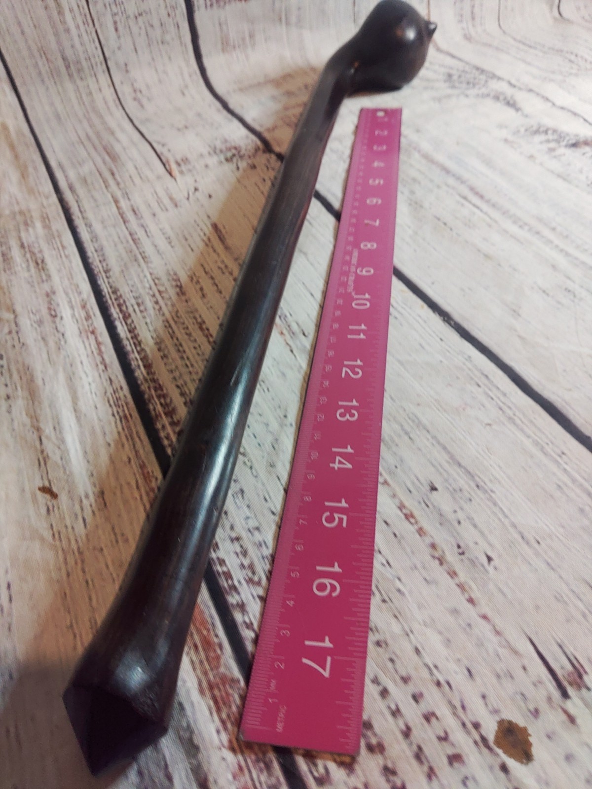 African Traditional Tribal Maasai Handi-crafted Hardwood Rungu 21”