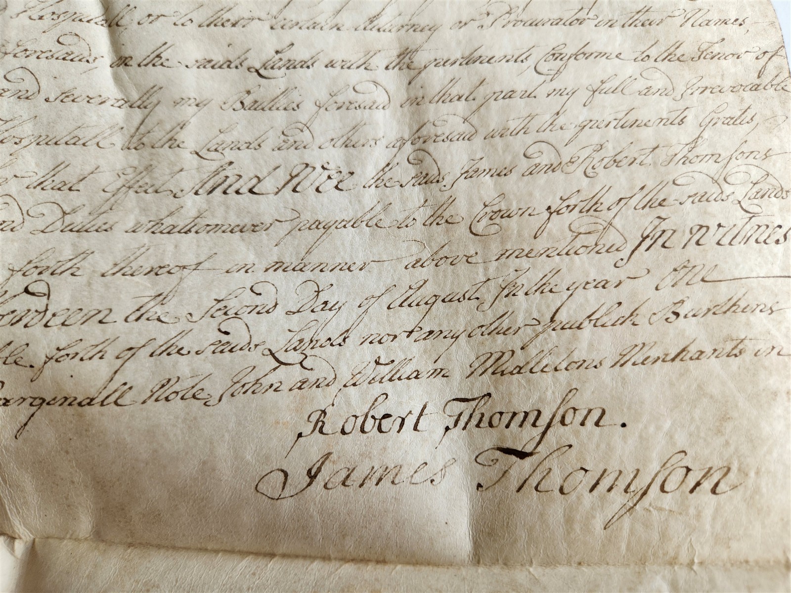 1737 MANUSCRIPT on VELLUM ANTIQUE LEGAL DOCUMENT in ENGLISH 18th CENTURY