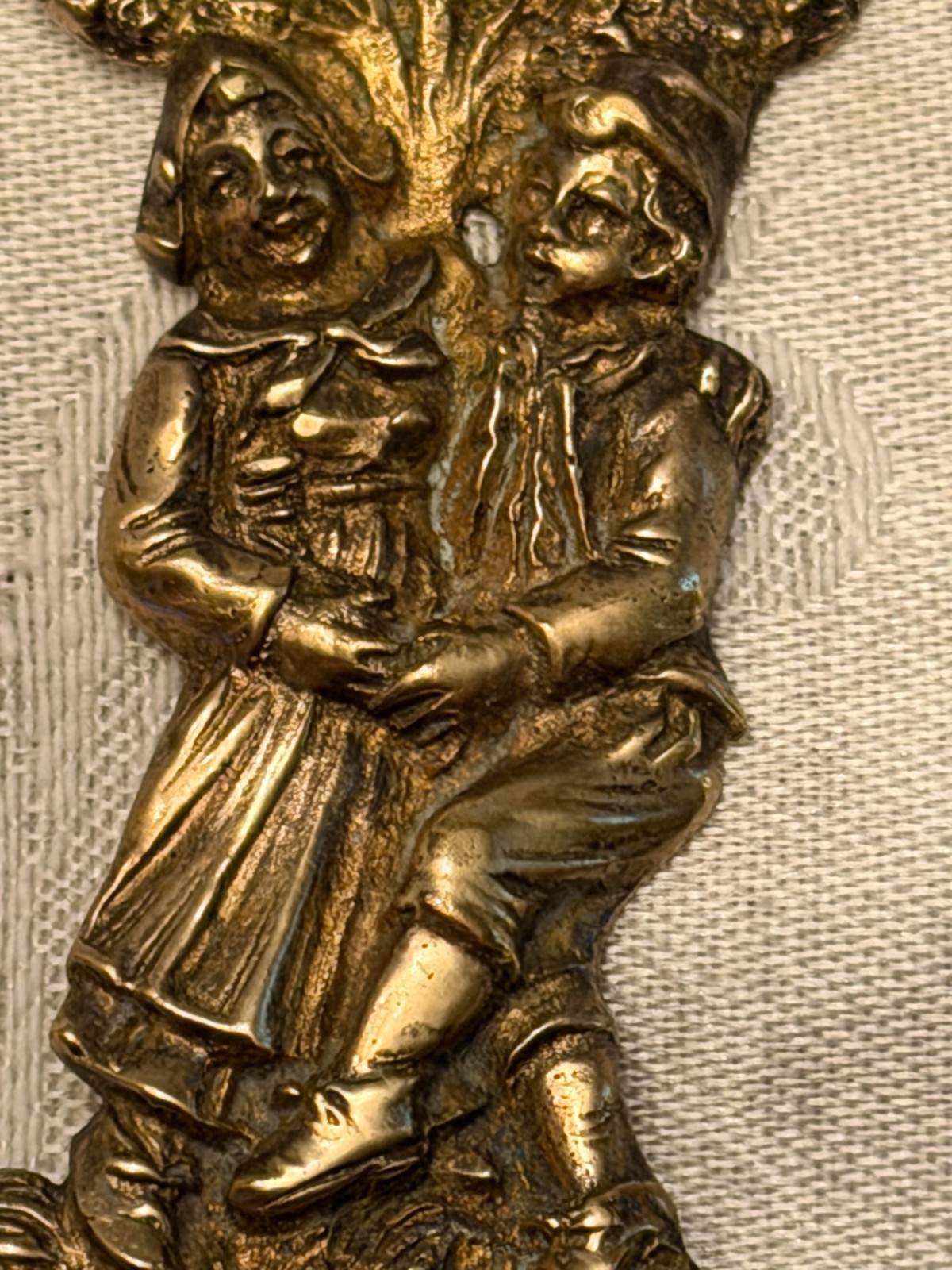 ANTIQUE GERMAN SILVER 800 GOLDWASH CAKE SERVER !!! 124GR NEED POLISH