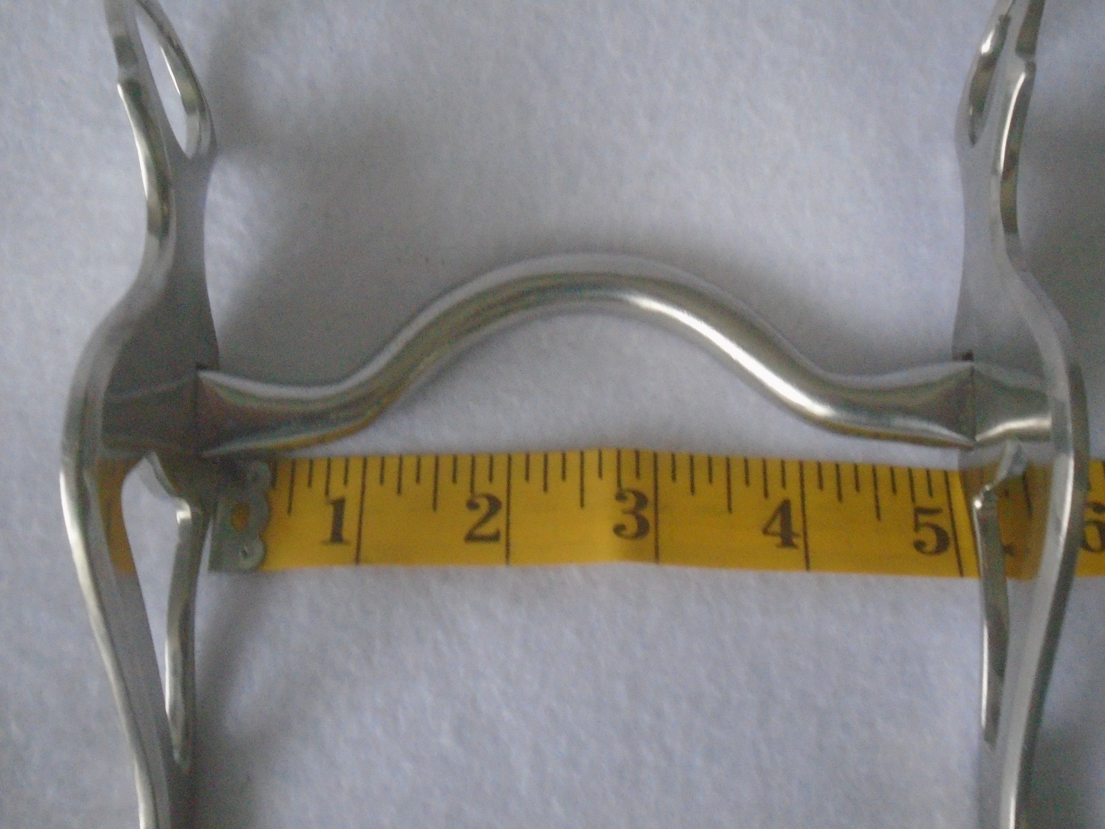 Al TIETJEN Vintage Floral Santa Maria Cheek BIT~ 5" Medium High WIDE Port Mouth