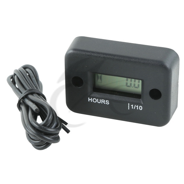 Waterproof Hour Meter for Motorcycle ATV Snowmobile Marine Boat Dirt Quad Bike