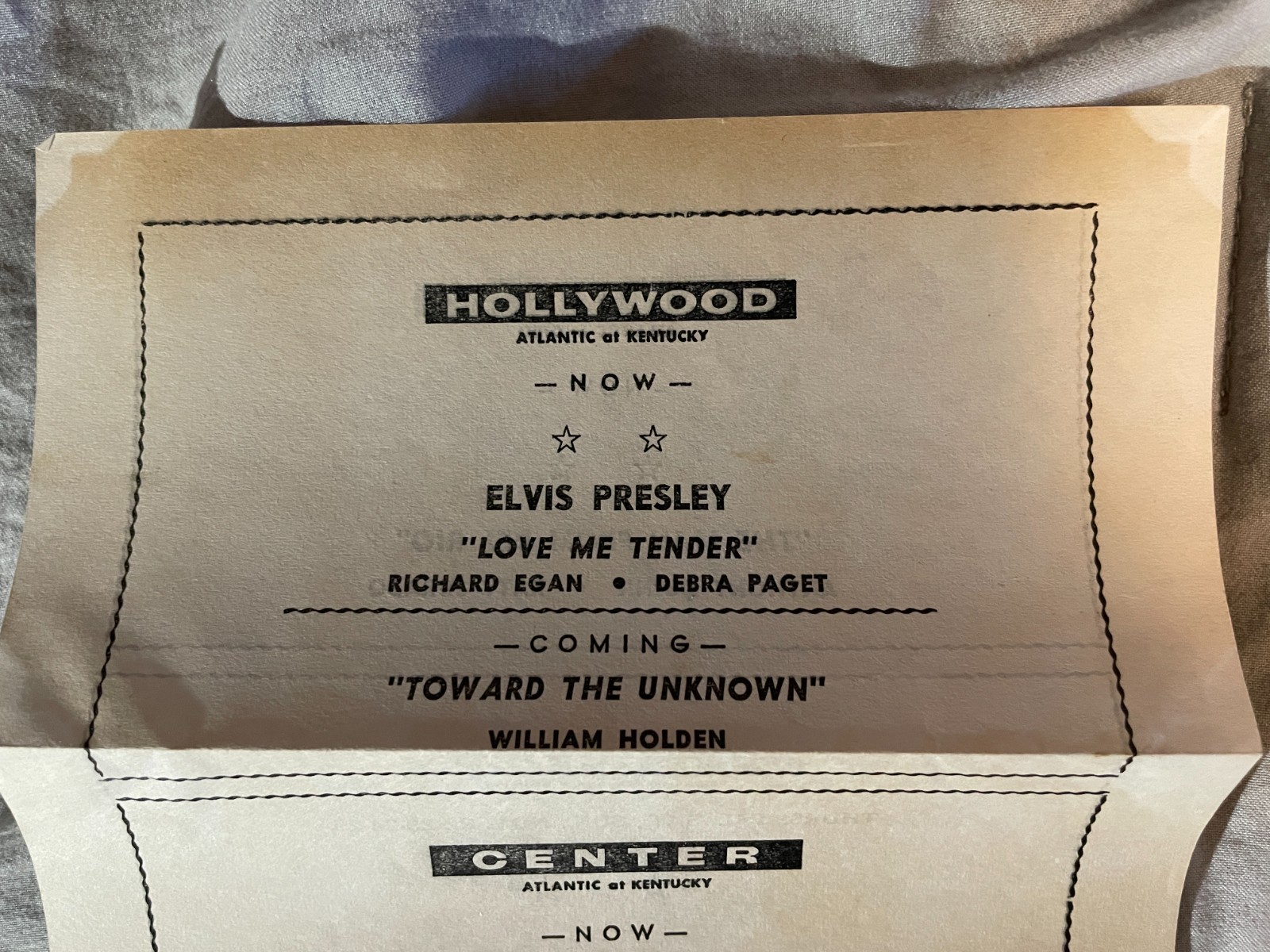 1956 Elvis Presley Love Me Tender Ad Herald Movie Promo Advertisement