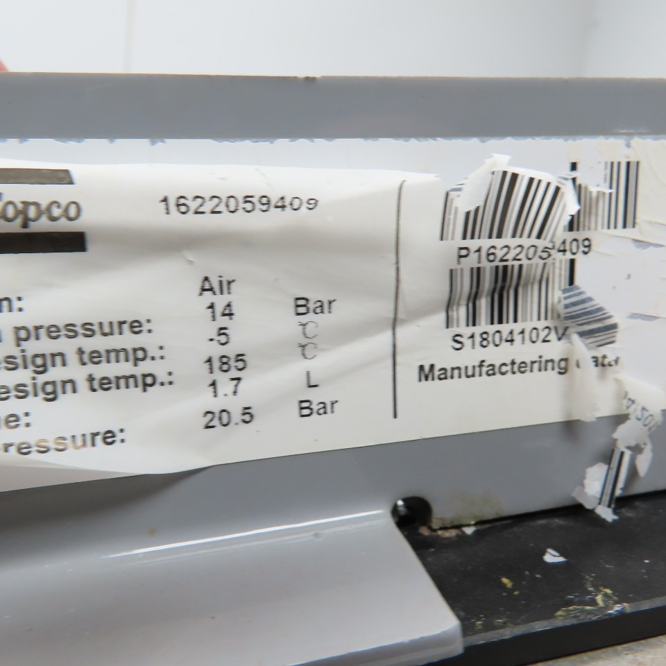 Atlas Copco P1622059409 1622059409 Atlas Copco Cooler Heat Exchanger 14 Bar