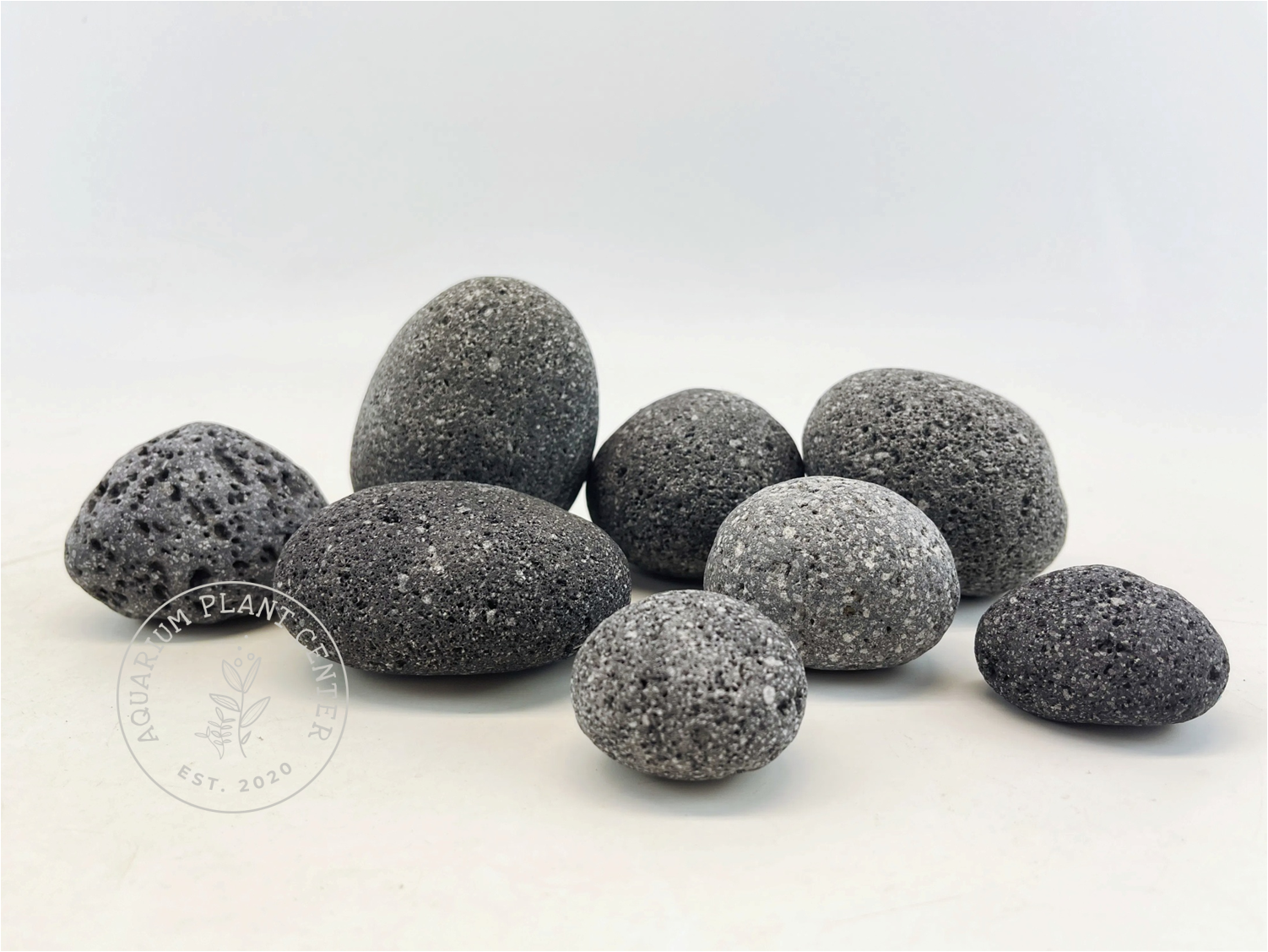 Tumbled Black Lava Rock Pebble/Planted Aquarium/Decoration/Hardscape/NaturalSton