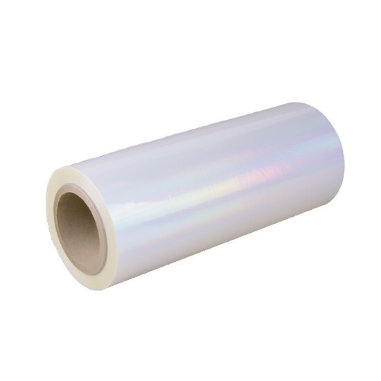 1.6mil Clear Rainbow Holographic Laminating Roll Film 12.75" x 1000', 3" Core