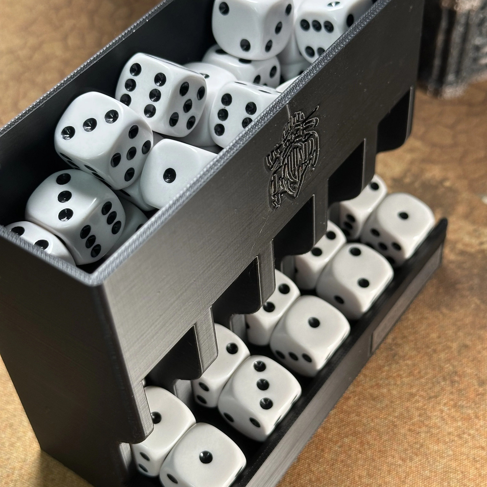 Dice dispenser by Fat Dwarf